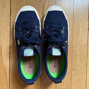 Navy Cariuma Sneakers